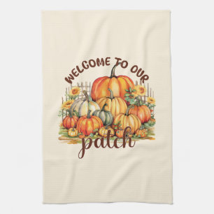 Welcome To Our Patch Tea Towel