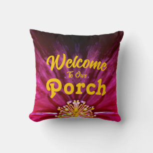 Welcome To Our Porch / Rocking / Miami / Cushion