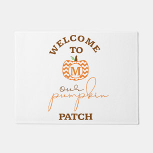 Welcome To Our Pumpkin Patch Doormat
