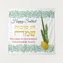 Welcome to our Sukkah Add Family Name 
