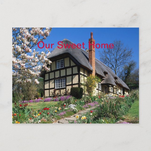 welcome to our sweet home postcard (Front)