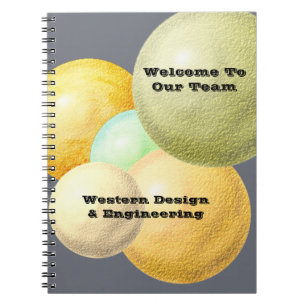 Welcome To Our Team Pastel Employee Appreciation Notebook