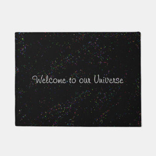 Welcome to our Universe Fun Doormat