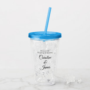 Welcome to Our Wedding  Add Name  Acrylic Tumbler