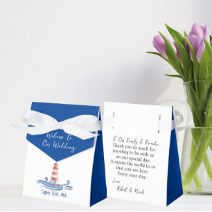 Welcome To Our Wedding Paper Favour Box
