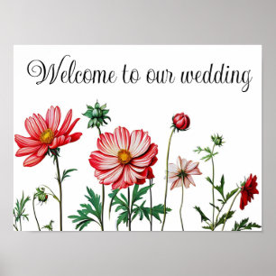 Welcome to our wedding poster