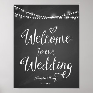 Welcome to our wedding print