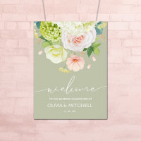 Welcome to Our Wedding Sage Green