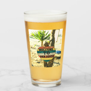 Welcome to paradise Beach Ocean Glass