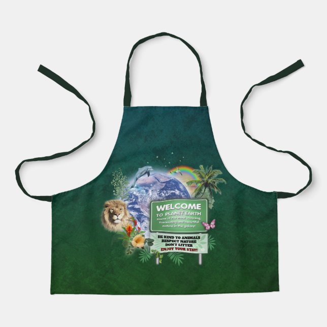 Welcome to Planet Earth Apron (Front)