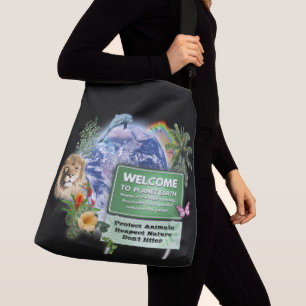 Welcome to Planet Earth Crossbody Bag