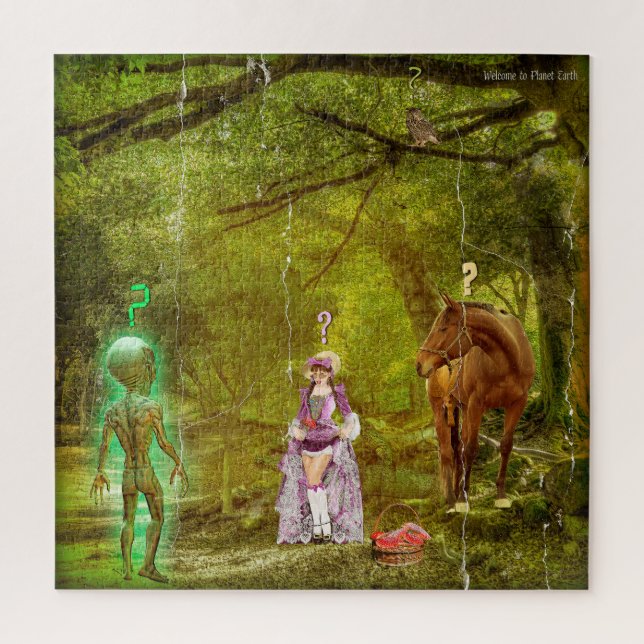 Welcome to Planet Earth Jigsaw Puzzle (Vertical)