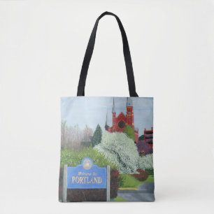 Welcome to Portland Maine Tote Bag
