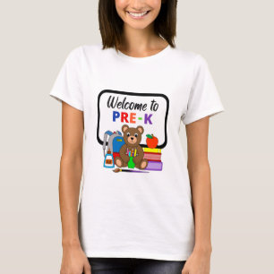 Welcome To Pre-K School Bear Woman's T-Shirt 2