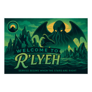 Welcome to R’lyeh – Vacation in Madness Poster