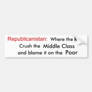 Welcome to Republicanistan Bumper Sticker