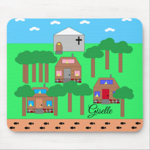 Welcome to Seneca Village, NYC- 1845 Mouse Pad