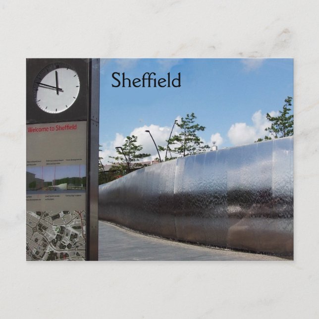 Welcome to Sheffield Postcard (Front)