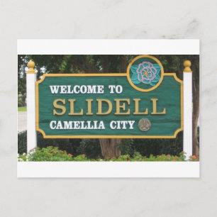Welcome To Slidell Postcard