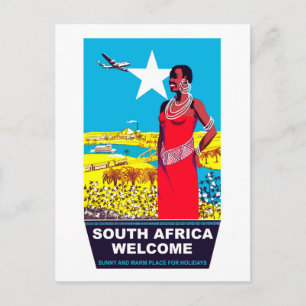 Welcome to South Africa Postcard