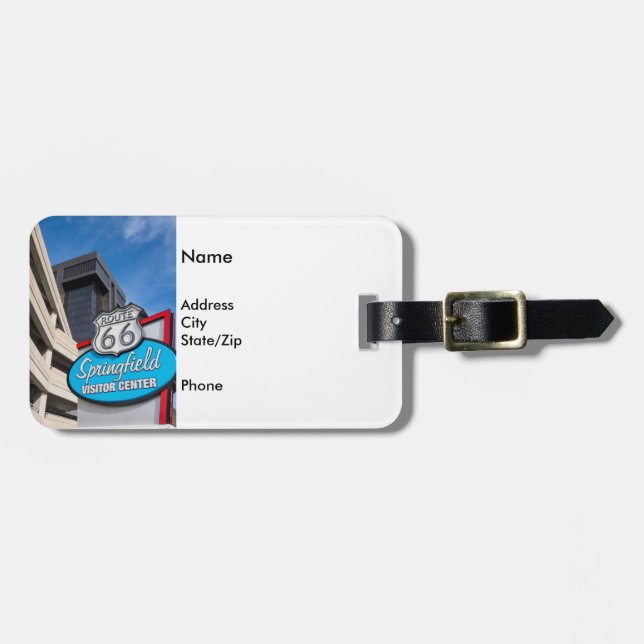 Welcome To Springfield Luggage Tag (Front Horizontal)
