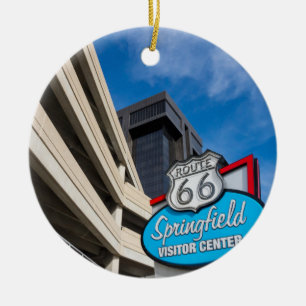 Welcome To Springfield MO Ceramic Tree Decoration