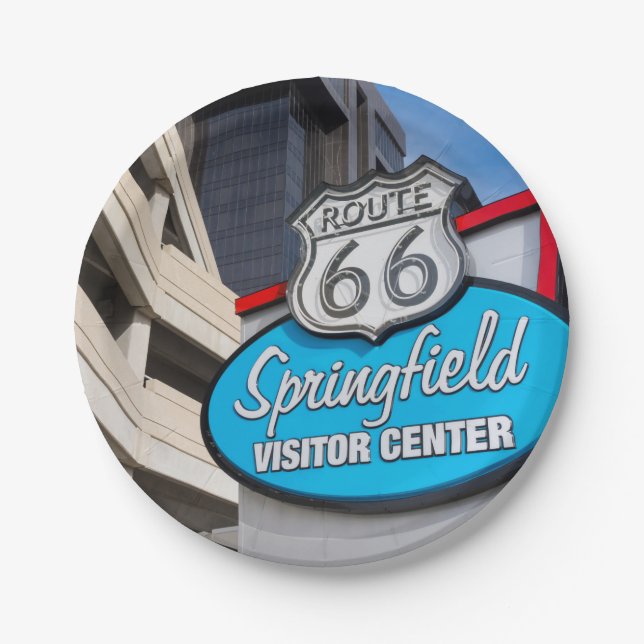 Welcome To Springfield Paper Plates (Front)
