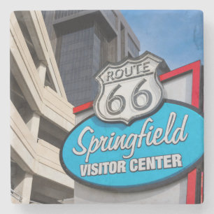 Welcome To Springfield Stone Coaster