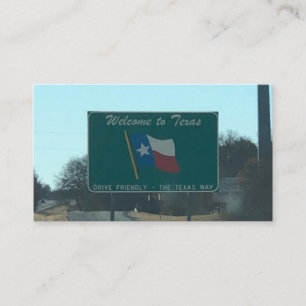 Welcome to Texas Business Cards