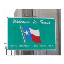 Welcome to Texas Highway Sign