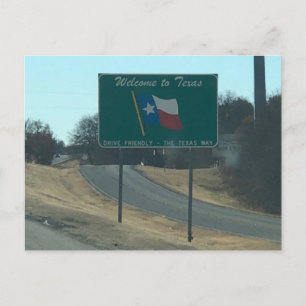 Welcome to Texas Postcard
