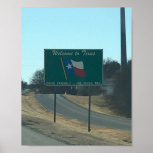 Welcome to Texas Poster