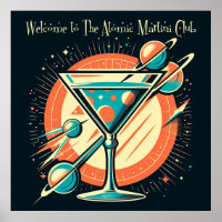 Welcome To The Atomic Martini Club Space Age