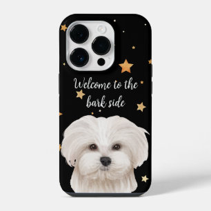 Welcome to the Bark Side Funny Dog Maltipoo silly iPhone 14 Pro Case