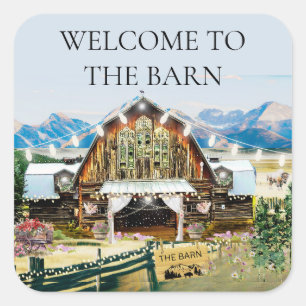 Welcome to the Barn Sticker