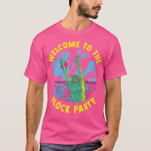 Welcome To The Block Party Beach Volleyball T-Shirt