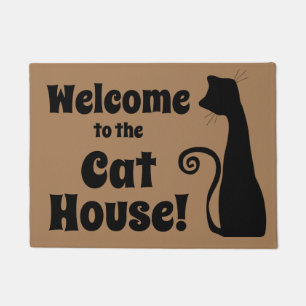 Welcome to the Cat House Funny Doormat