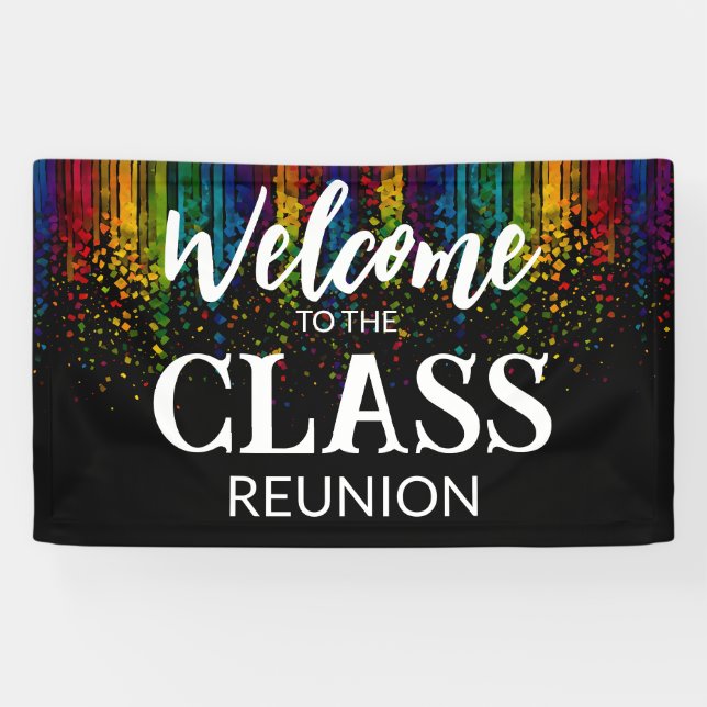 welcome to the class reunion banner (Horizontal)