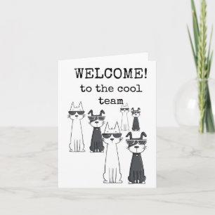 Welcome, To the Cool Team, Printable Card