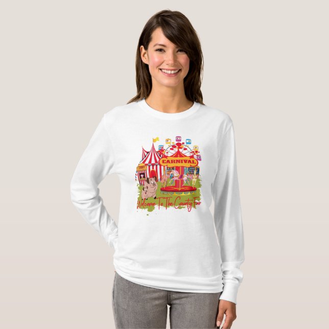 Welcome To The County Fair - Carnival T-Shirt (Front Full)