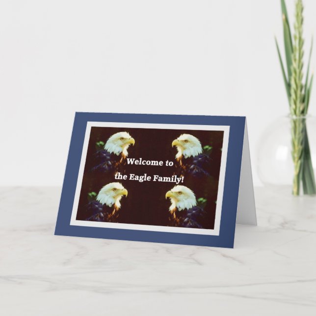 Welcome to the Eagle Family Card (Front)