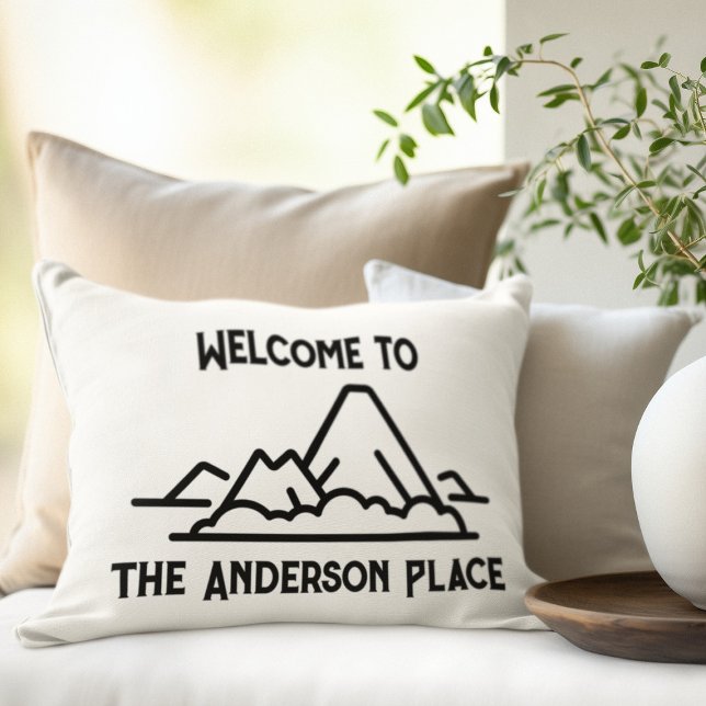 Welcome to the Family Island  Lumbar Cushion (Creator Uploaded)