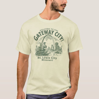 Welcome to the Gateway City St. Louis City Missour T-Shirt