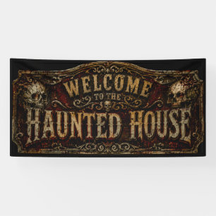 Welcome to the Haunted House Banner