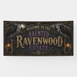 Welcome to the Haunted Ravenwood Estate Banner