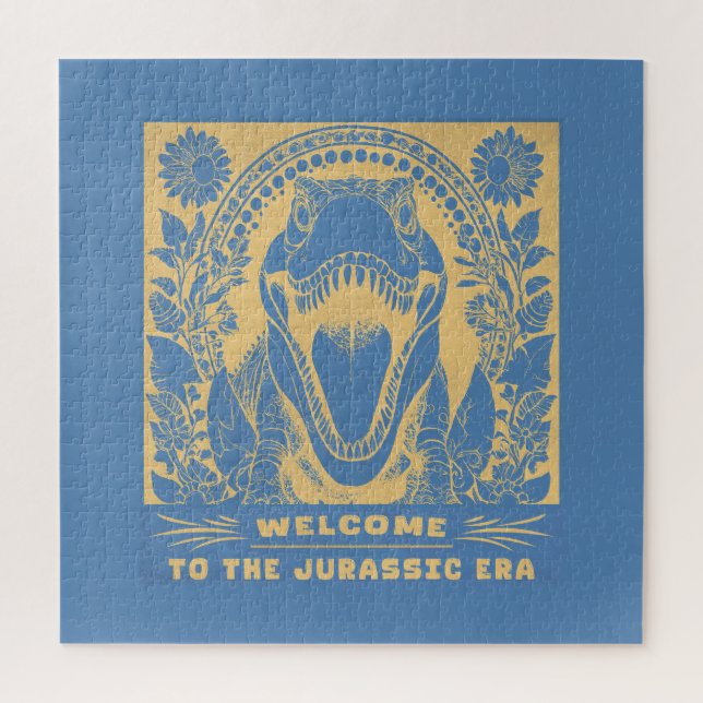 Welcome to the Jurassic Era – Dinosaur Jigsaw Puzzle (Vertical)