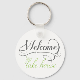 Welcome To The Lake House Key Ring