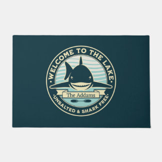 Welcome to the Lake Unsalted & Shark Free Doormat