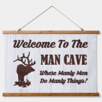 WELCOME TO THE MAN CAVE...