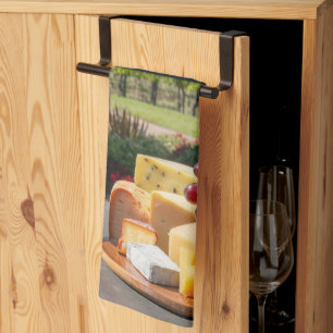 Welcome to the Napa Valley Wine & Cheese Tea Towel